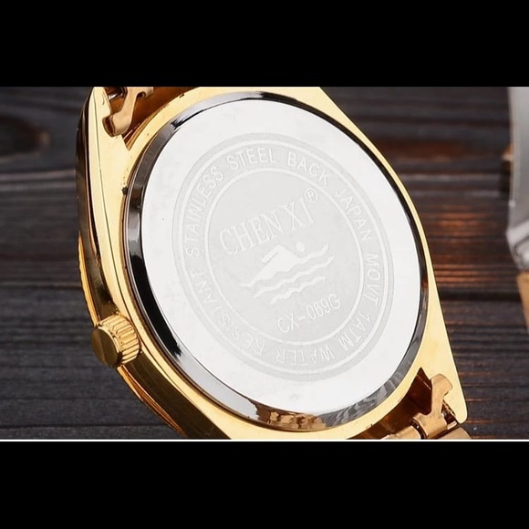 Mens Watches Top Brand Luxury CHENXI Golden Watch - Picture 6 of 7